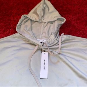 NWT True Religion Woman’s Crop Top Hoody
